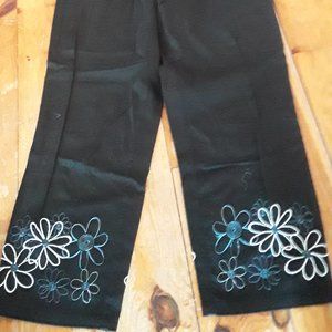 Cotton pant with embellishment